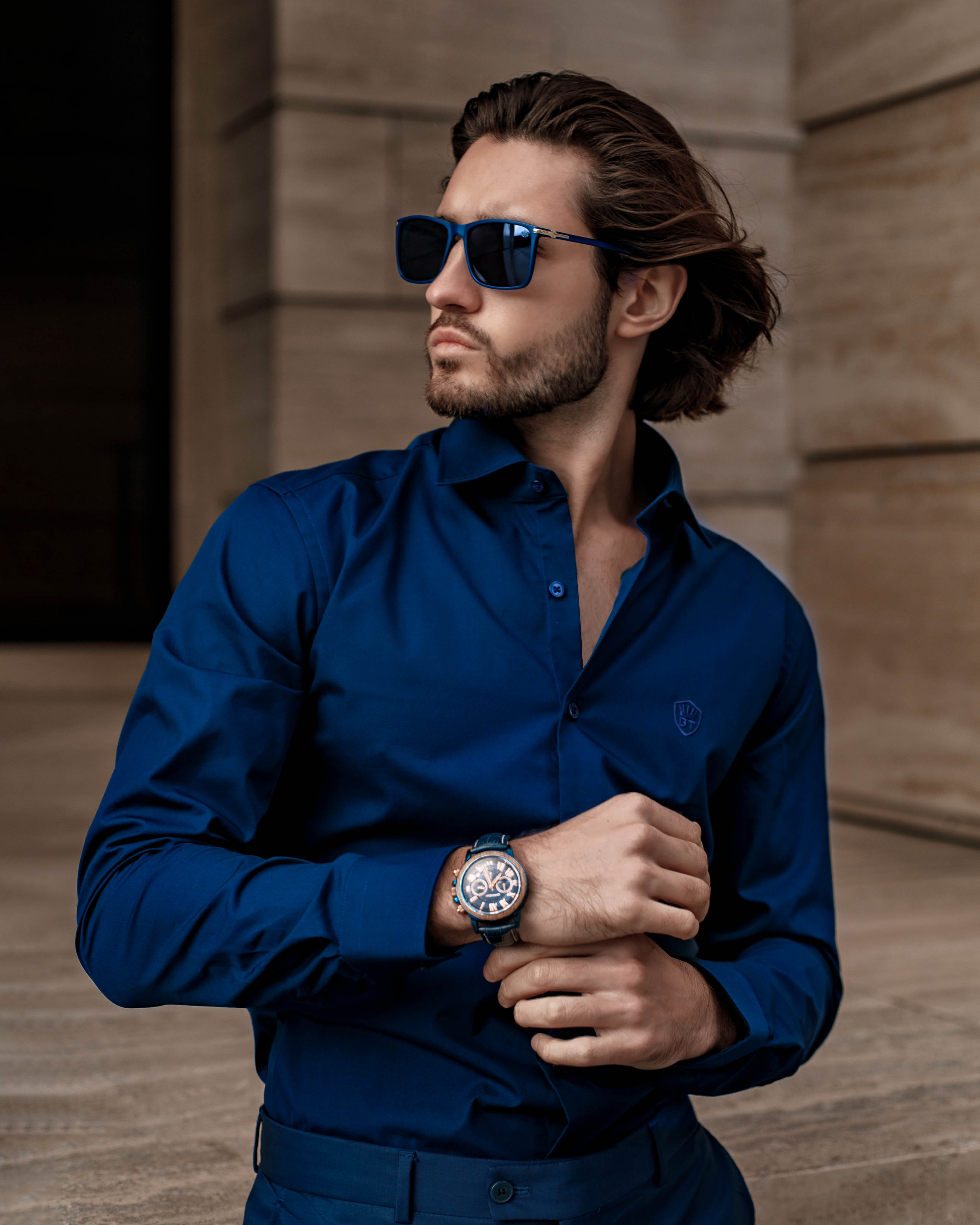 "EMPORIUM" NAVY BLUE